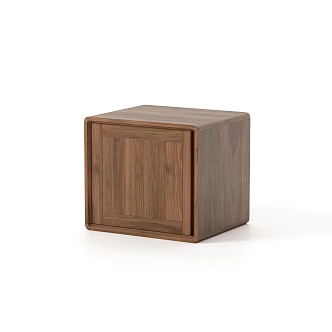Nordic Bedroom Bedside Cabinet 3d model