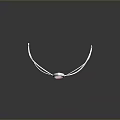 Elegant Silver Hair Tiara Featuring Pink Teardrop Gemstone and Swirl Design