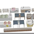 Modern Baby Crib Designs With Colorful Styles And Nursery Furniture Sets