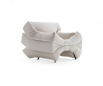 Modern Single Sofa Minimalist Art Creative Single Sofa 3d model