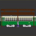 vintage train steam train train carriage locomotive head steam car carriage train modern vehicle 3d model