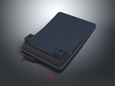 Black Computer Laptop With Sleek Design And Portable Features For Daily Use 3d model