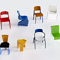Various Colored Single Chair Designs With Modern Styles And Different Shapes