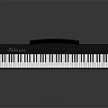 CASIO Electronic Keyboard With Black Body White Keys And Music Stand