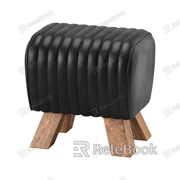 Milotti Minotti sofa stool model