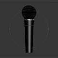 High Quality Black Handheld Microphone Professional Audio Electronic Device For Speech And Recording