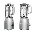 Two Silver Blenders As Modern Kitchen Appliances For Home Cooking Use