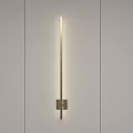 Modern Slim Metal LED Wall Light With Sleek Design For Indoor White Wall