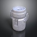 Metal Bucket Milk Bucket Iron Bucket Old Iron Bucket Big Iron Bucket Removable Metal Bucket Oil Bucket Oil Bucket 3d model