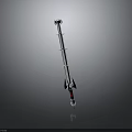 Space Rocket Model With Multistage Design Silver Body Red Accents And Vertical Standing