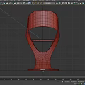 Black Modern Single Chair With Unique Curved Structure And Sleek Design