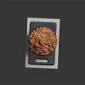 Golden Crusted Round Homemade Pie On Black Cutting Board With Baked Texture
