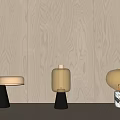 Light Luxury Table Lamp Metal Table Lamp 3d model