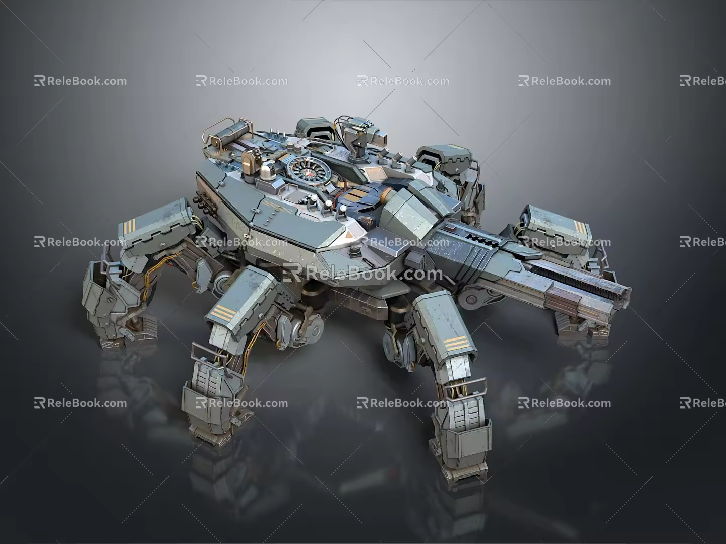 Mech tank mech insect mech spider crab machine crab mechanical crab mech crab 3d model