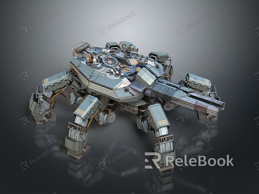 Mech tank mech insect mech spider crab machine crab mechanical crab mech crab model