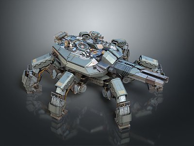 Mech tank mech insect mech spider crab machine crab mechanical crab mech crab model