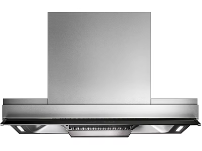 Modern Stainless Steel Range Hood Kitchen Appliance With Sleek Efficient Design 3d model