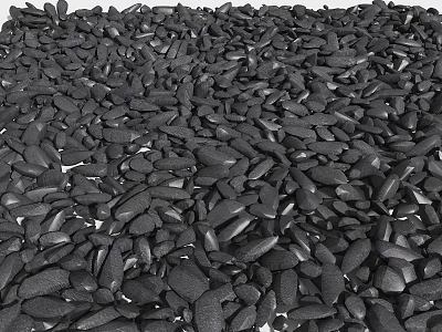 Gravel Landscape Gravel Black Soft Stone Small Stone Small Stone Sand Stone Path White Sand Gravel Soft Stone Goose Soft Stone 3d model