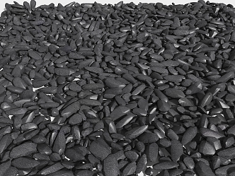 Gravel Landscape Gravel Black Soft Stone Small Stone Small Stone Sand Stone Path White Sand Gravel Soft Stone Goose Soft Stone 3d model