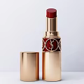 Luxury Cosmetics Red Lipstick With Golden Case And Elegant Design Details