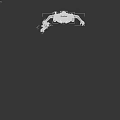 Futuristic Female Character In Tech Armor Holding Gun Standing On Dark Background