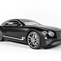 Black Luxury Coupe Car With Modern Design Alloy Wheels And Chrome Grille