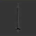 3D Human Spine Anatomical Model Medical Device For Educational Anatomical Study 3d model
