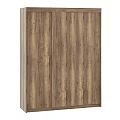 Modern Minimalist Gray Storage Cabinet With Multiple Doors Metal Handles Functional Design