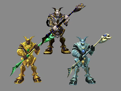 Modern game character dog head 3d model Modern game character dog head 3d model