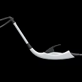 Medical Surgical Grasping Instrument with Ergonomic Handle and Long Shaft