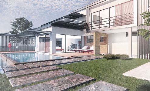 Modern Villa 3d model