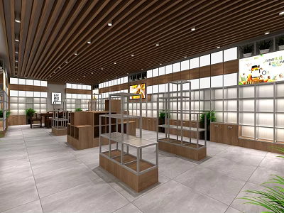 Modern Exhibition Hall Honey Exhibition Hall 3d model Modern Exhibition Hall Honey Exhibition Hall 3d model