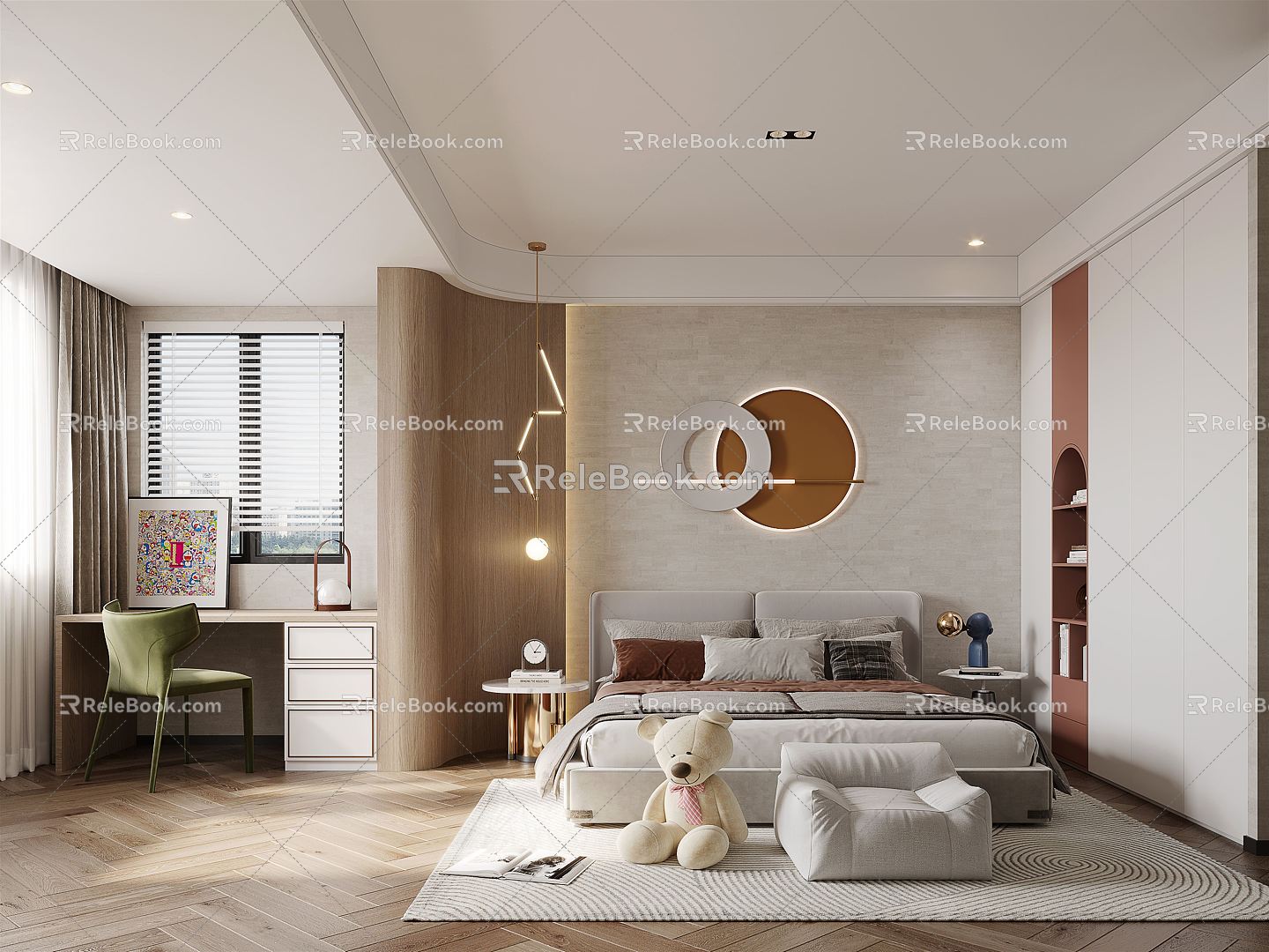 Modern Bedroom 3d model