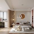 Modern Bedroom 3d model