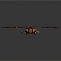 Mythical Bird Like Creature With Large Brown Wings And Humanoid Body Standing