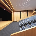 Modern Concert Hall Conference Hall 3d model