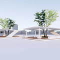 Modern Pavilion 3d model