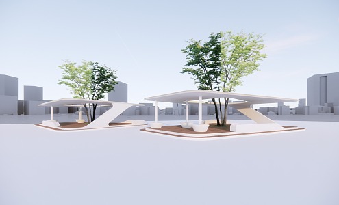 Modern Pavilion 3d model