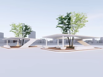 Modern Pavilion 3d model