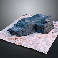 Natural Wood Stone Block With Rough Surface And Natural Texture For Decorative Craft