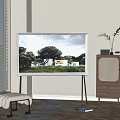 Picture frame TV 3d model