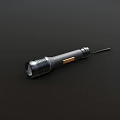 Old flashlight old objects 3d model