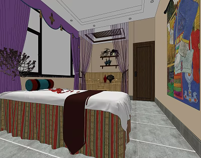 Southeast Asian Clubhouse 3d model