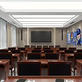 Traffic Police Team Meeting Room Monitoring Room Multifunctional Room Police Station Traffic Police Brigade Command Room 3d model
