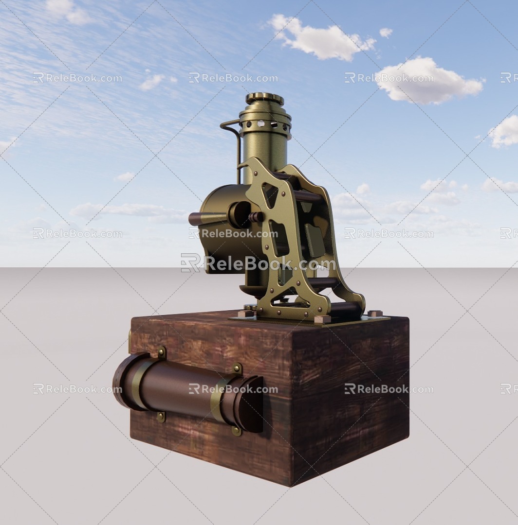 Industrial Equipment SU Model 3d model