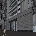 Modern High Rise Buildings With Glass Facades And Balcony Designs In Urban Skyline