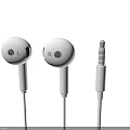White In Ear Earphones With L R Markers And 3.5mm Audio Jack Plug