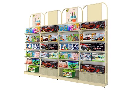 Toy Store Shelf Toy Store Shelf Maternal Store Maternal Store Shelf Toy Robot 3d model