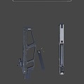 Firearms Accessories 3d model