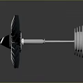 Advanced Military Weapon System Turbine Blade High Performance 3D Model Design 3d model